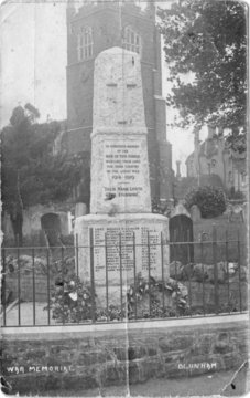 The War Memorial<br>with Railings