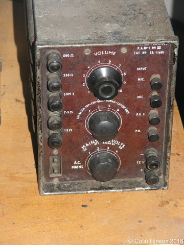 Amplifier<br>Audio Type PA No1