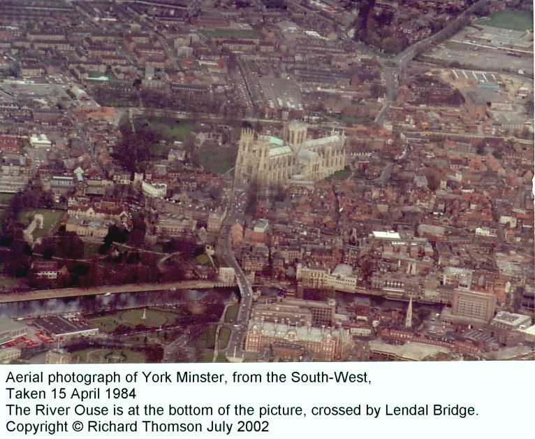 York Minster, from the air