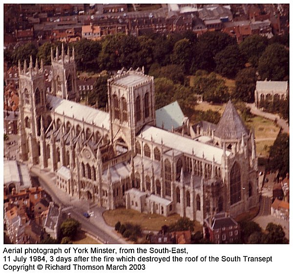 York Minster, from the air