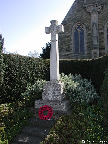 The 1914-1918 War Memorial just outside the Churchyard at Appleton Roebuck.