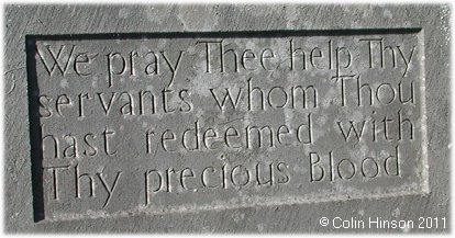 The 1914-1918 and 1939-45 War Memorial at Bishopthorpe.