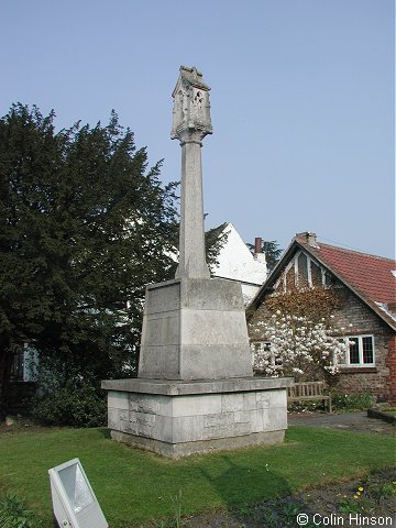 The 1914-1918 and 1938-45 War Memorial at Dringhouses.