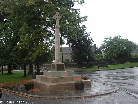 The World War I War Memorial at Thorp Arch.