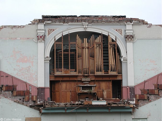 A close up of the organ, Bridlington