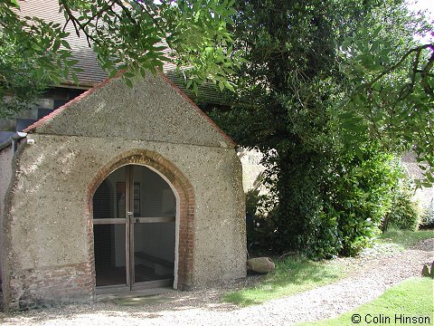 The Tree next to the porch, All Saints', Routh