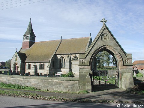 St. Mary's Church (showing the Lyche Gate), West Lutton