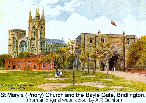 Priory (St. Mary's) Church and the Bayle Gate, Bridlington