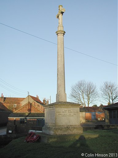 The World War I and II and Korean War Memorial at Bempton