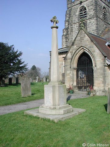 The 1914-18 War Memorial at Bishop Wilton.