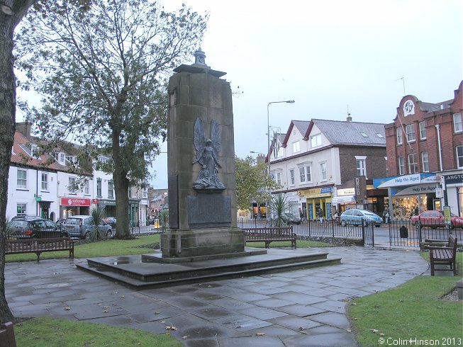 The World Wars I and II Roll of Honour on the Memorial near Christ Church, Quay.