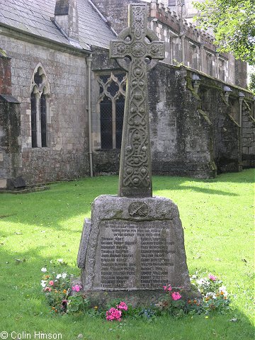 The The War Memorial for WWI and WWII at Bubwith.