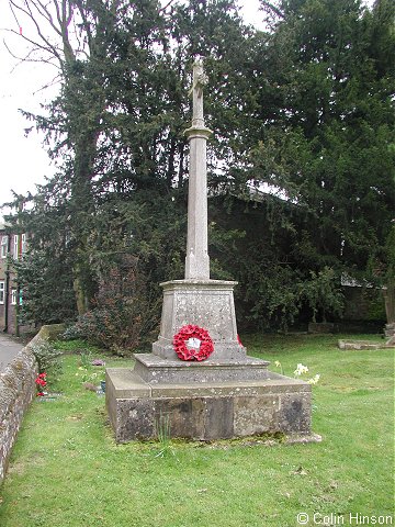 The War Memorial in St. Michael and All Angel's Churchyard, Cherry Burton