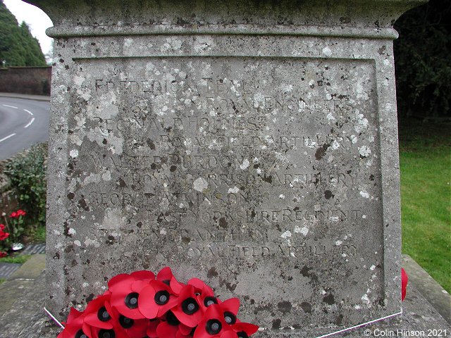 The War Memorial in St. Michael and All Angel's Churchyard, Cherry Burton