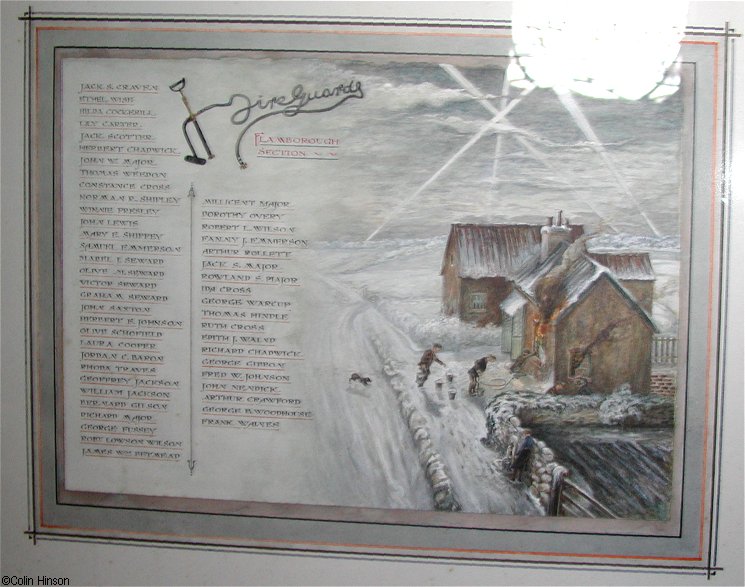 The Flamborough Book of Service, Fire Guards.