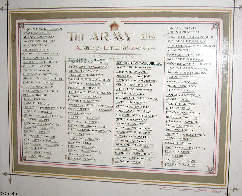 The Flamborough book of Service, The Army and A.T.S.