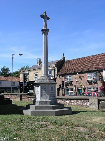 The World War I War Memorial in All Saints churchyard, Hessle.
