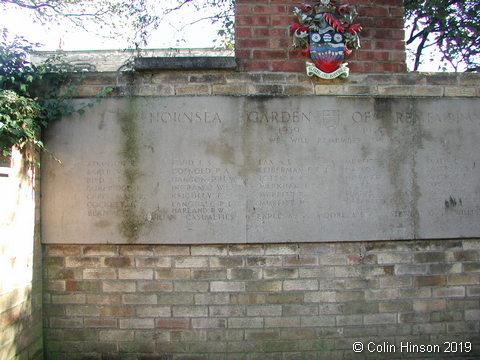 The former 1939-45 War Memorial at Hornsea.