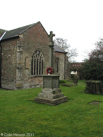 The 1914-1919 War Memorial in the Churchyard.