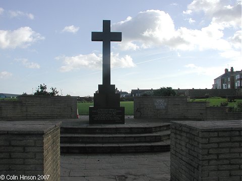 The War Memorial just off the sea front at Withernsea.