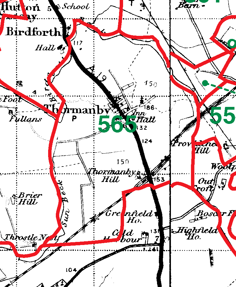Thormanby boundaries map