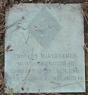 Francis Mauleverer Plaque