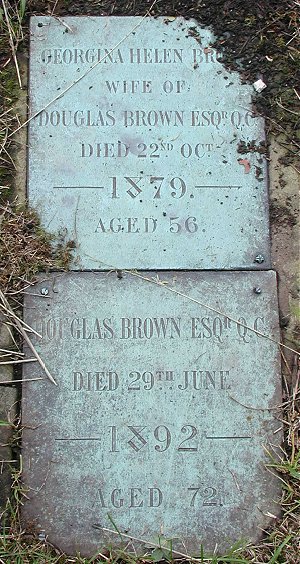 Georgina and Douglas Brown Plaque