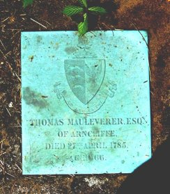 Thomas Mauleverer Plaque