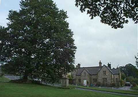 Cottages and the green, Wensley