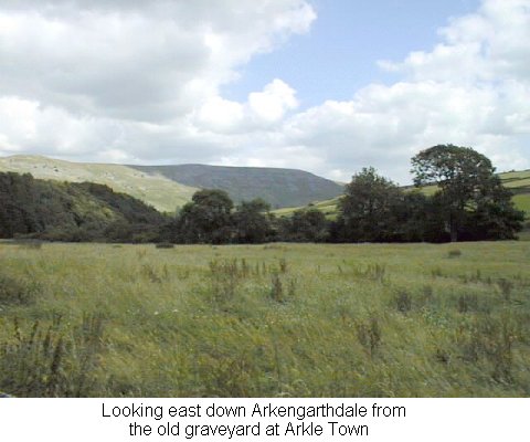 Looking down Arkengarthdale, from Arkle Town Old Graveyard