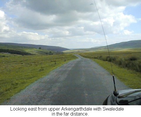 Looking down Arkengarthdale, from upper Arkengarthdale