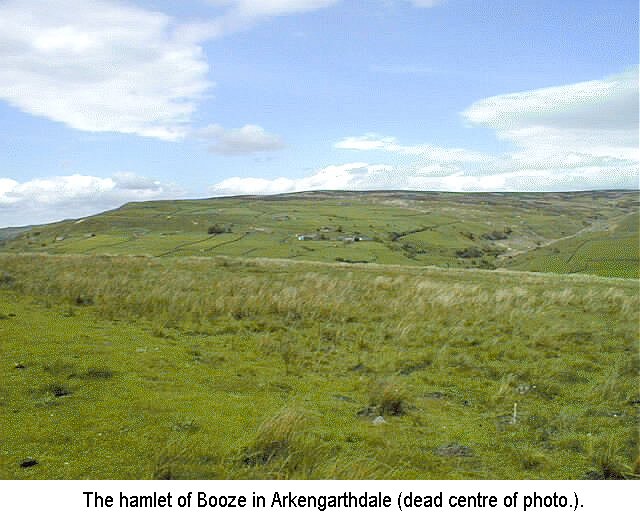 The hamlet of Booze, Arkengarthdale