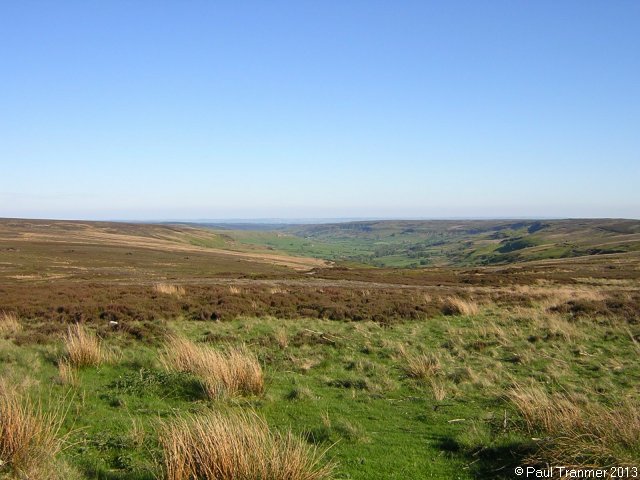 The view from Rosedale Head,  looking down Rosedale