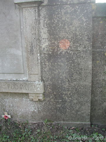 The War Memorial plaque on the wall near the Church at Brandsby.