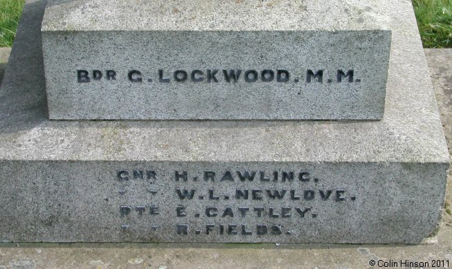 The 1914-1918 War Memorial in Bulmer Village.