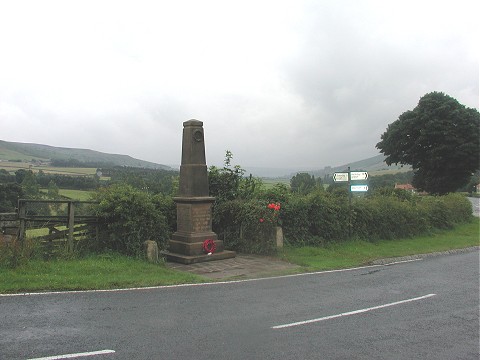 The War Memorial at Chop Gate.