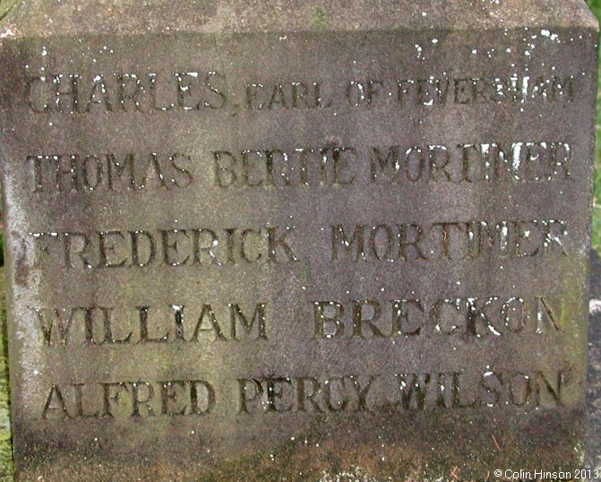 The 1914-18 War Memorial in St. Mary's Churchyard, Farndale