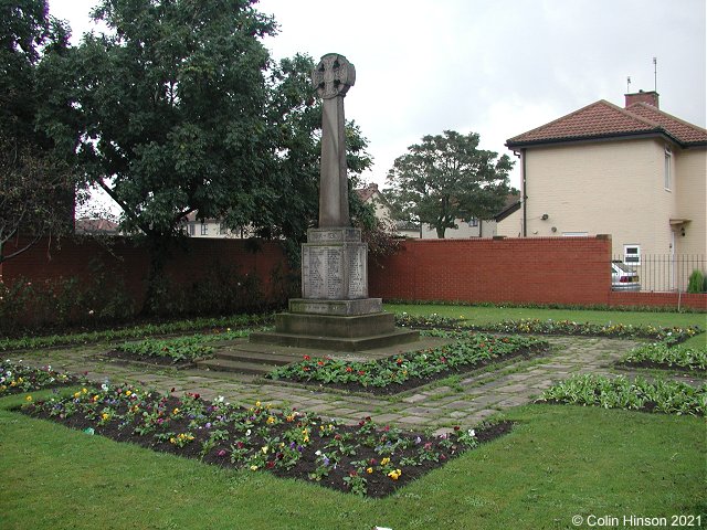 The First World War Memorial at Grangetown.