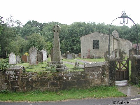 The War Memorial in Ingleby Greenhow Churchyard.