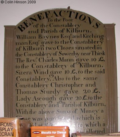 The Benefactions to the poor in St. Mary's Church, Kilburn.