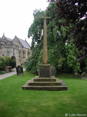 The War Memorial in the Churchyard at Kirkbymoorside.