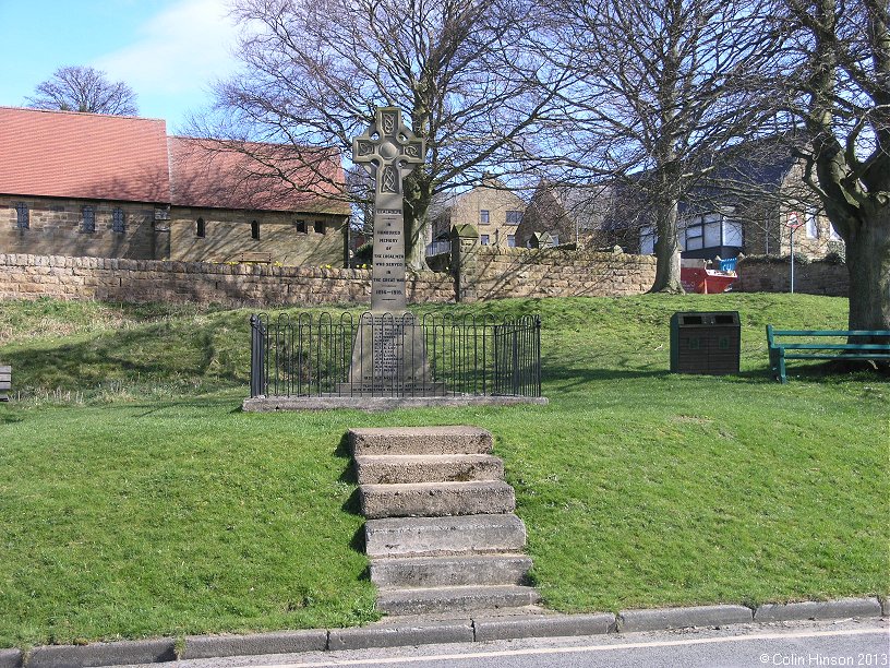 The World Wars I and II memorial at Lealholme.