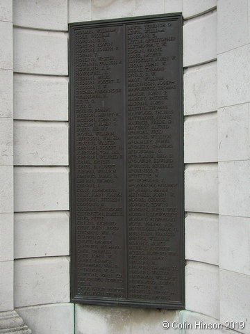 The War Memorial at Middlesbrough.