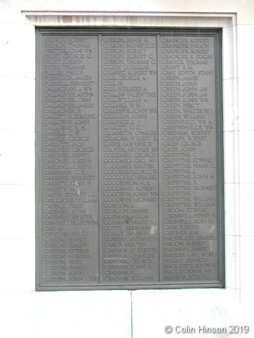 The War Memorial at Middlesbrough.