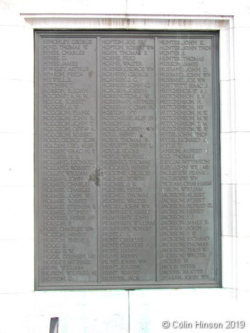 The War Memorial at Middlesbrough.