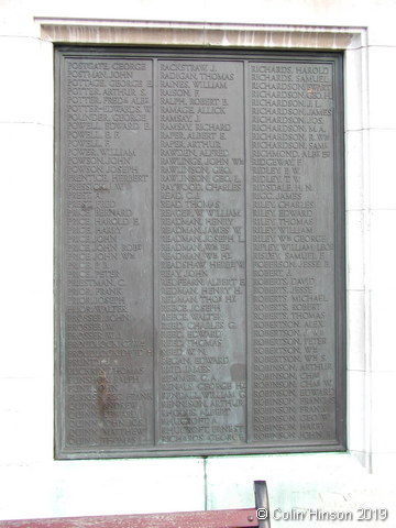 The War Memorial at Middlesbrough.