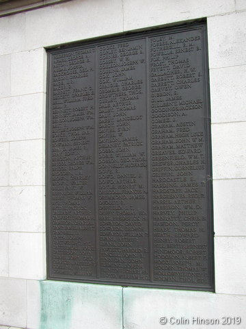 The War Memorial at Middlesbrough.