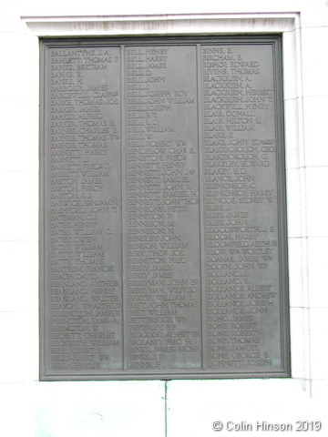 The War Memorial at Middlesbrough.