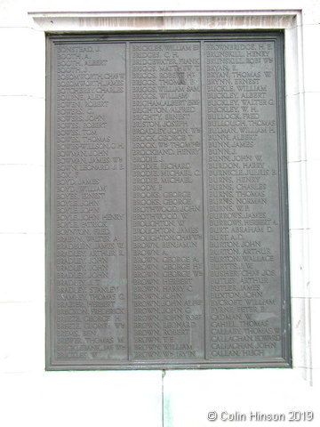 The War Memorial at Middlesbrough.