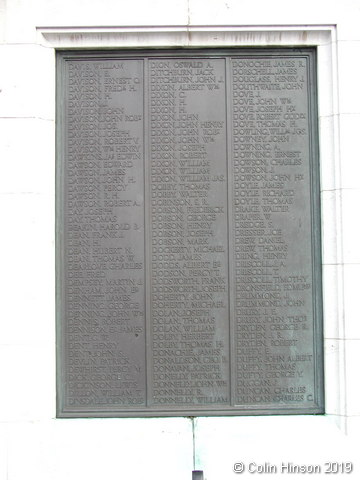 The War Memorial at Middlesbrough.